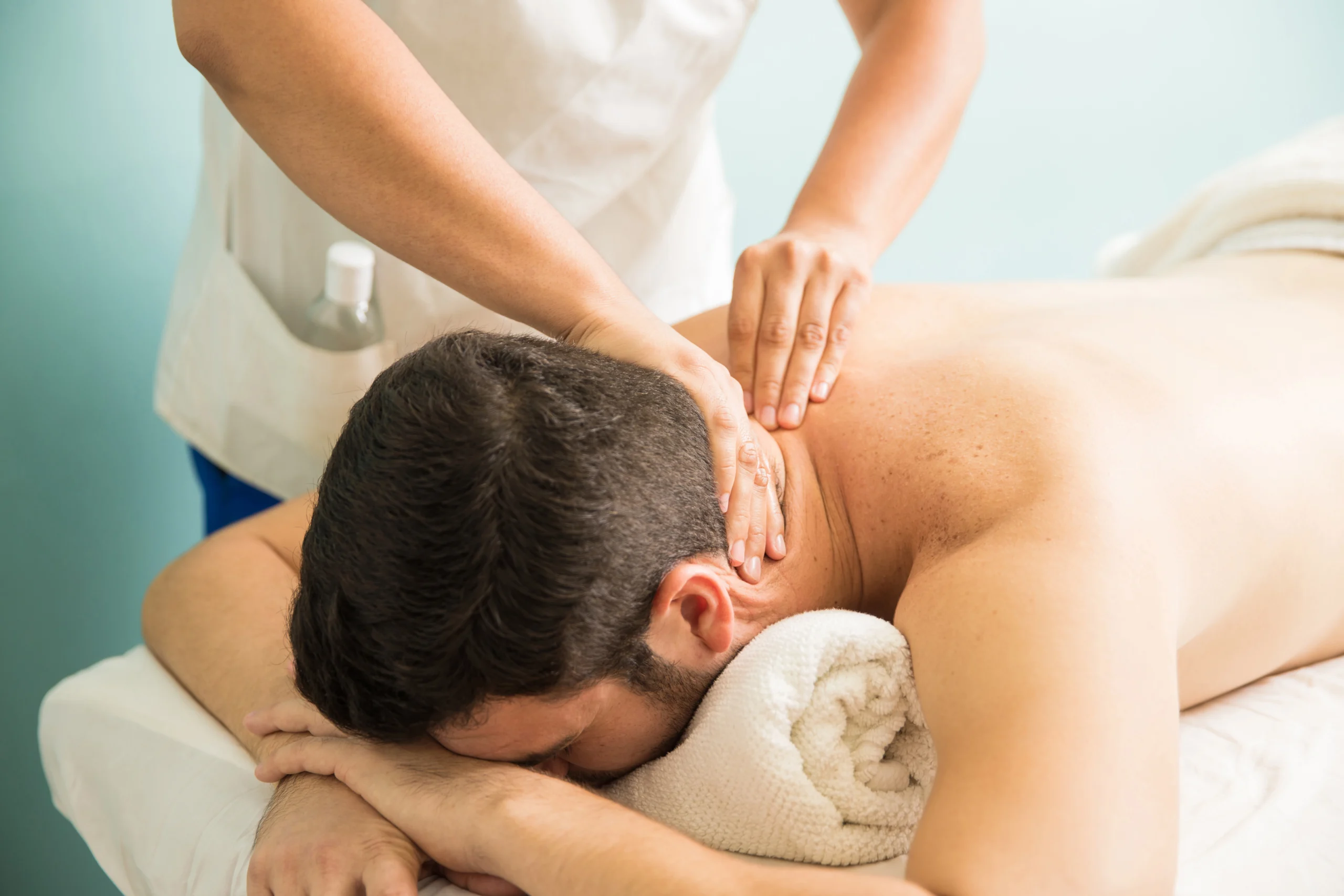 Man getting massage